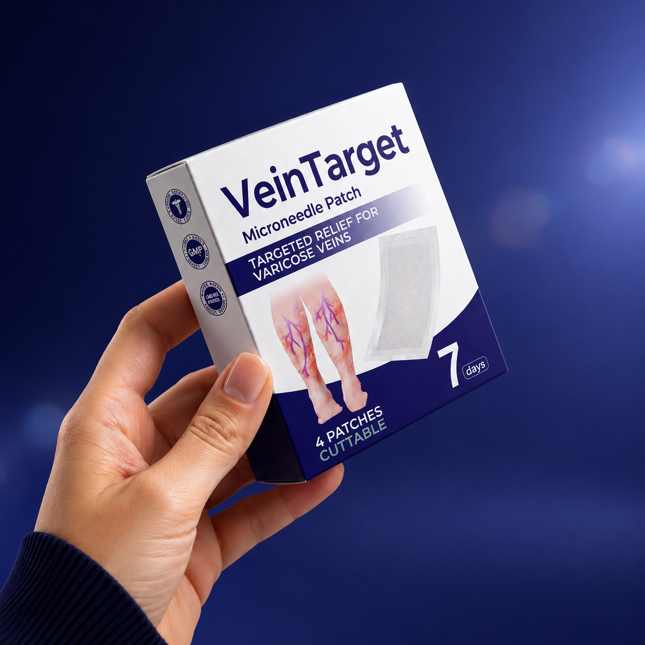 Vein Target Microneedle Patch